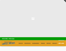 Tablet Screenshot of mudanzaslopezehijos.com.ar